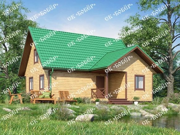 Дом из бруса 8.5х9