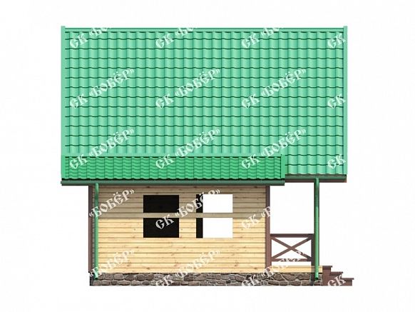 Сруб из бруса 8х8. фото